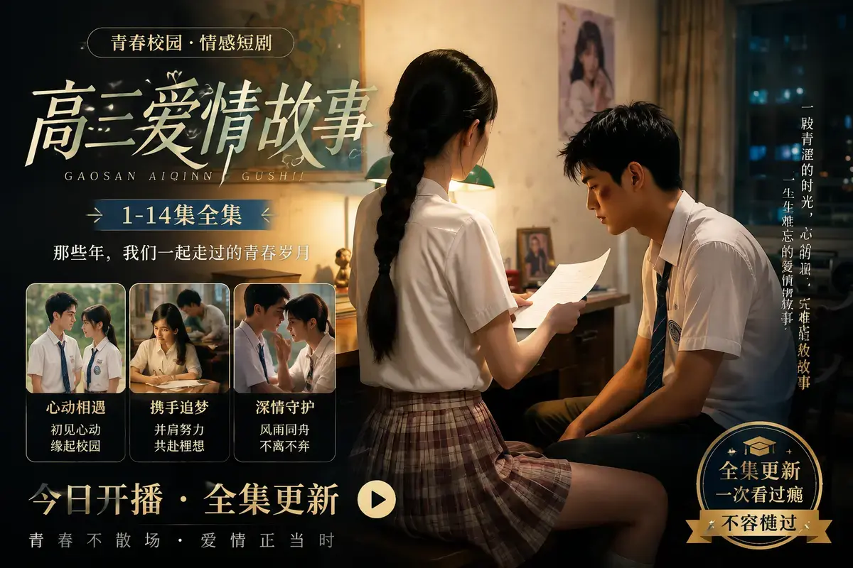 《AI短剧：高三爱情故事》全集在线观看 - 成长篇初恋篇1080P高清完整版 - 迅雷网盘资源下载天空影院免费极速播放