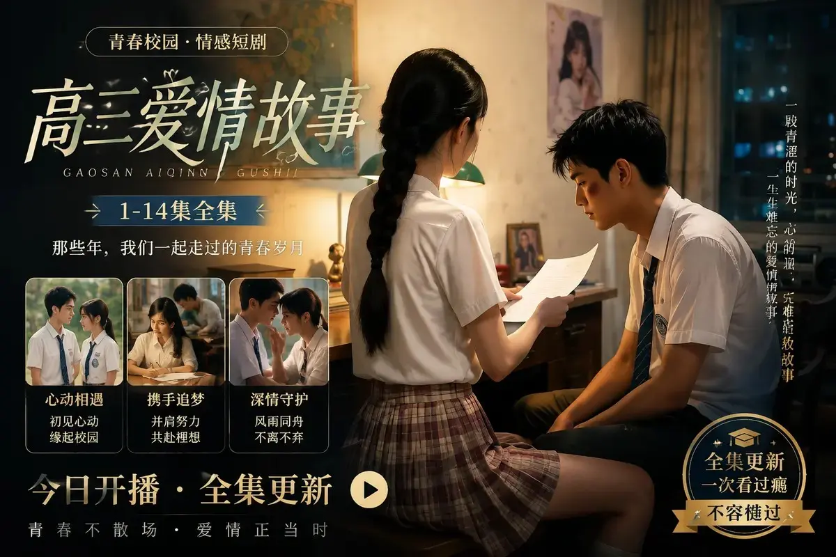 《高三爱情故事》AI短剧全集高清在线观看 - 魔改版本无删减完整版 - 蓝光修复中字免费资源 - 全程高能无尿点